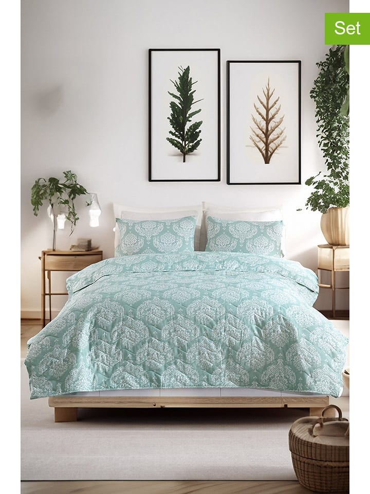 Elizabed 3-częściowy zestaw "Post" w kolorze miętowym rozmiar: 240x220 cm