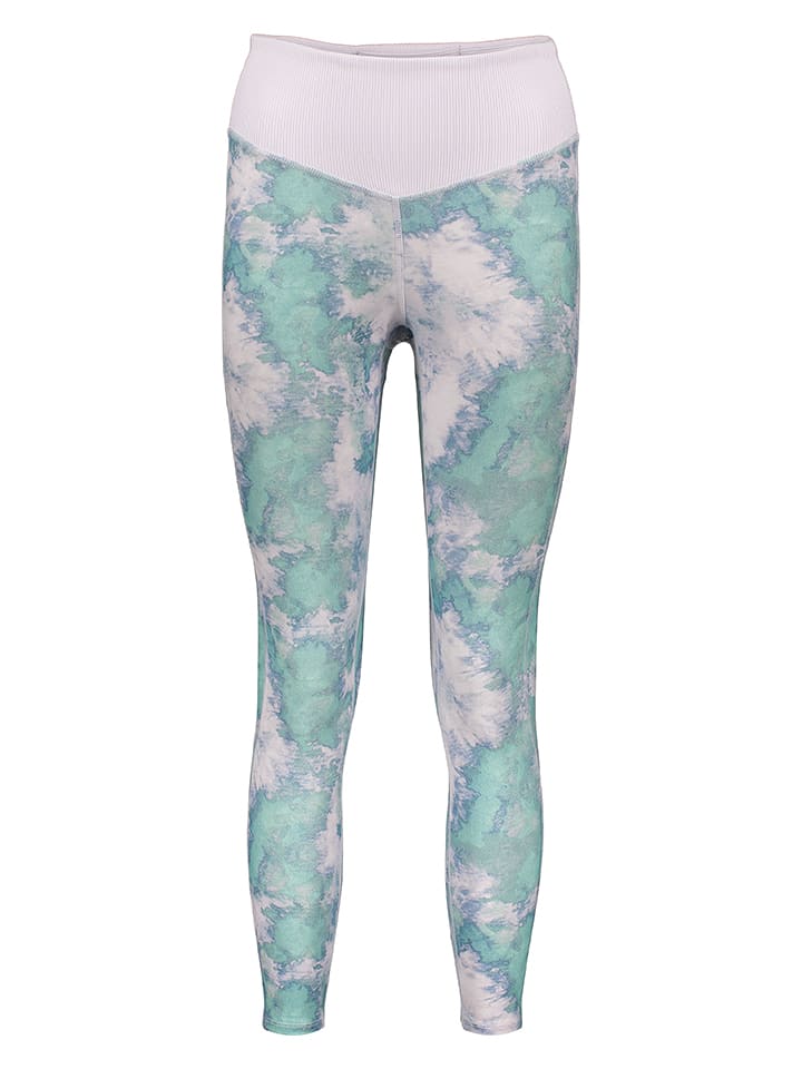 The North Face Legginsy funkcyjne "Dune Sky" w kolorze turkusowo-jasnoróżowym rozmiar: S