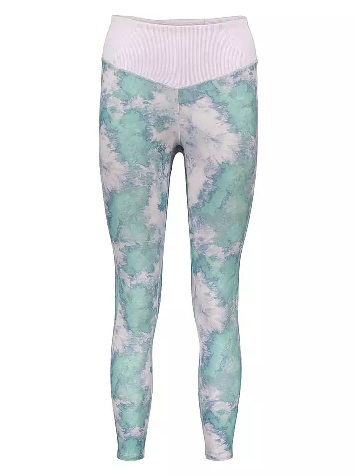 The North Face Legginsy funkcyjne "Dune Sky" w kolorze turkusowo-jasnoróżowym rozmiar: S