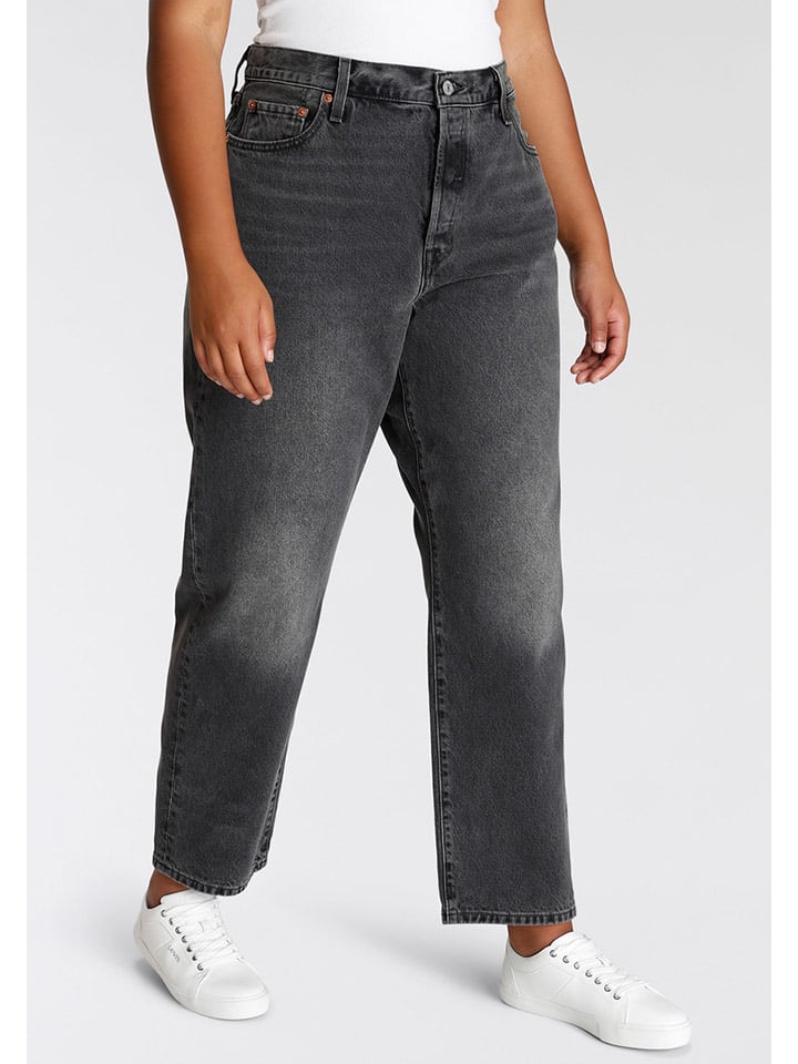 Levi´s Dżinsy "501®" - Comfort fit - w kolorze antracytowym rozmiar: W38/L32