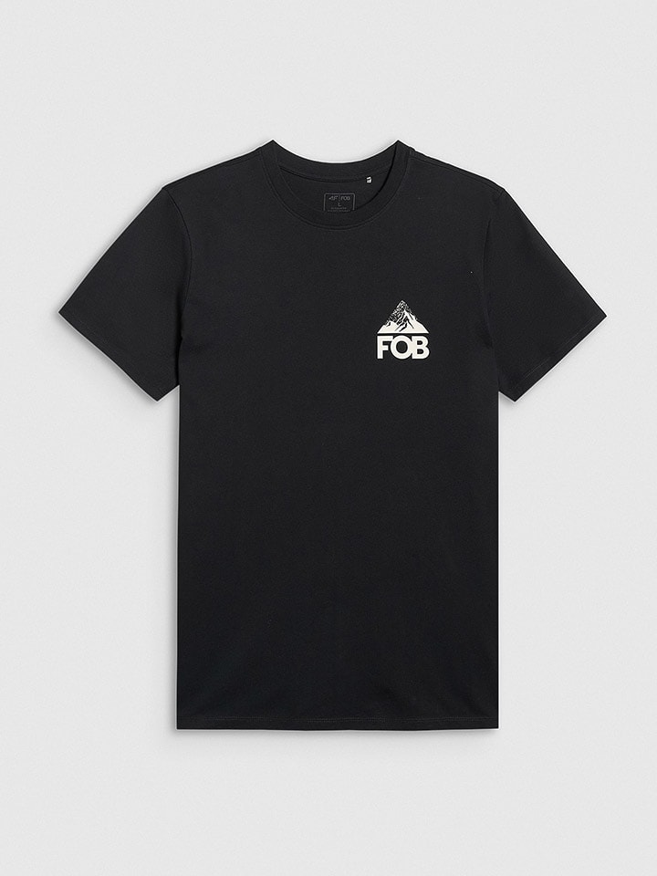 4F Koszulka w kolorze czarnym rozmiar: L