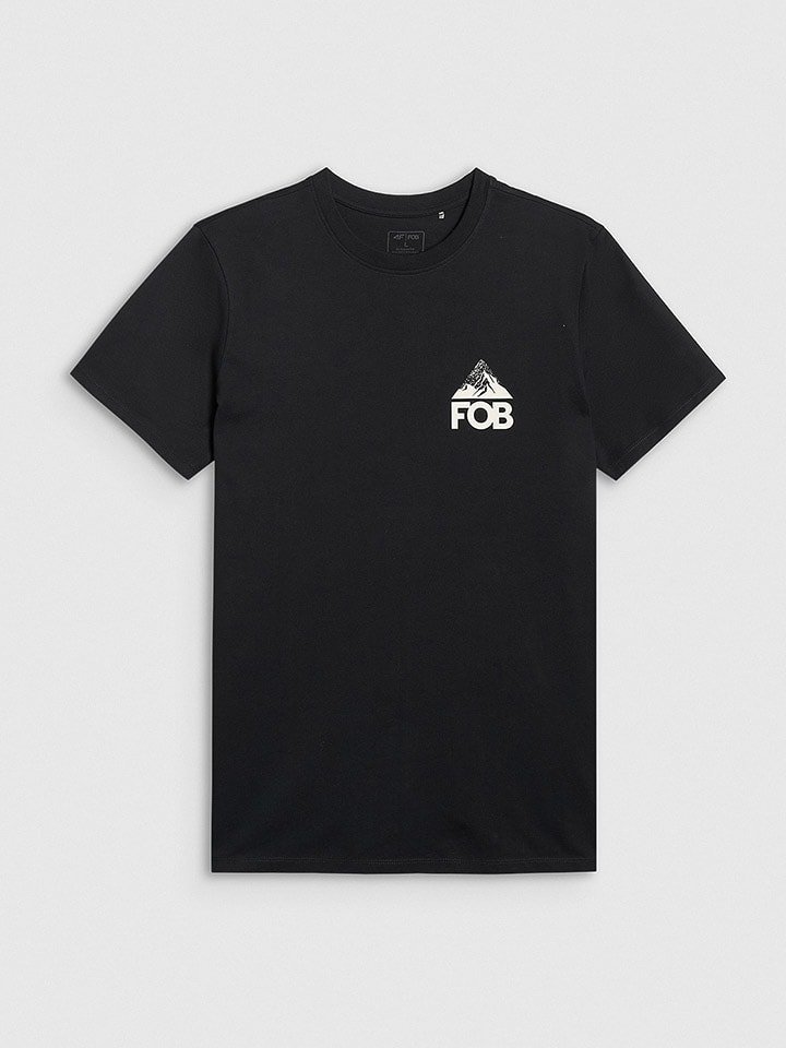 4F Koszulka w kolorze czarnym rozmiar: L