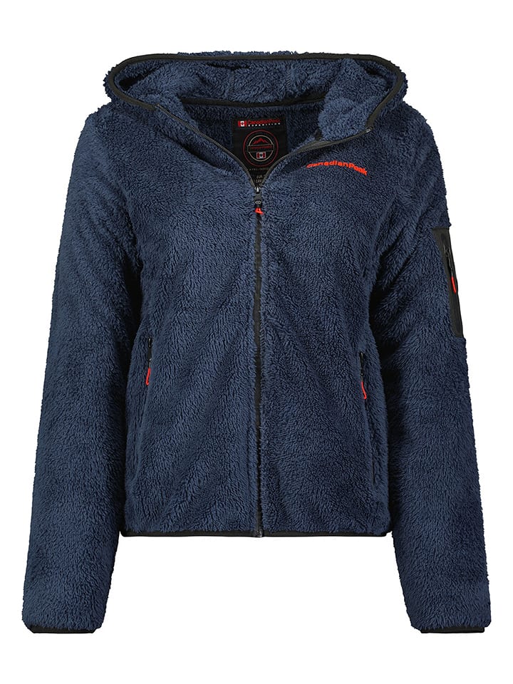 Canadian Peak Kurtka polarowa "Ulebeak" w kolorze granatowym rozmiar: XL