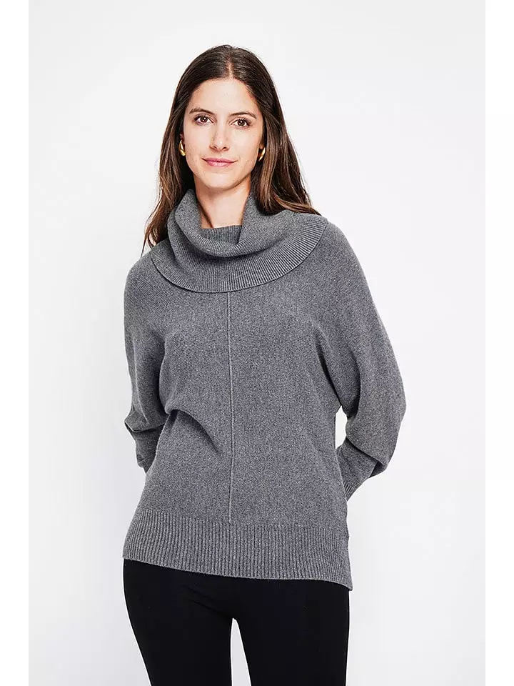 ASSUILI Sweter w kolorze ciemnoszarym rozmiar: 36