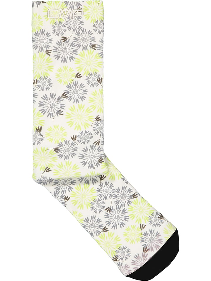 CMP Skarpety w kolorze szaro-żółtym do biegania rozmiar: 25/27