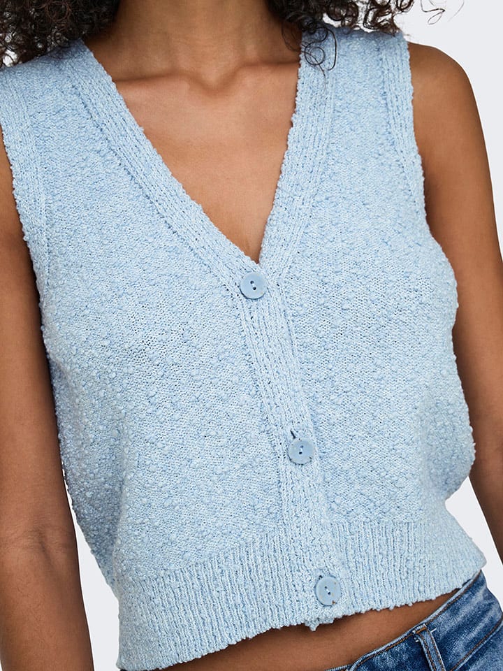 ONLY Kamizelka w kolorze błękitnym rozmiar: S