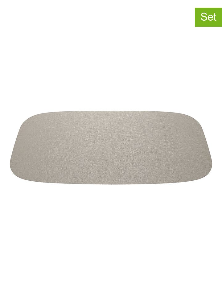 LEONARDO Podkładka stołowa (2szt.) "Roma" w kolorze jasnoszarym - 46 x 33 cm rozmiar: onesize