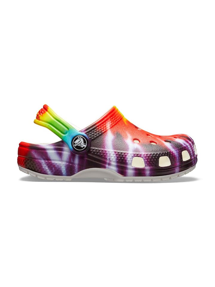 Crocs Chodaki "Classic TieDye Graphic" w kolorze białym ze wzorem rozmiar: 20/21
