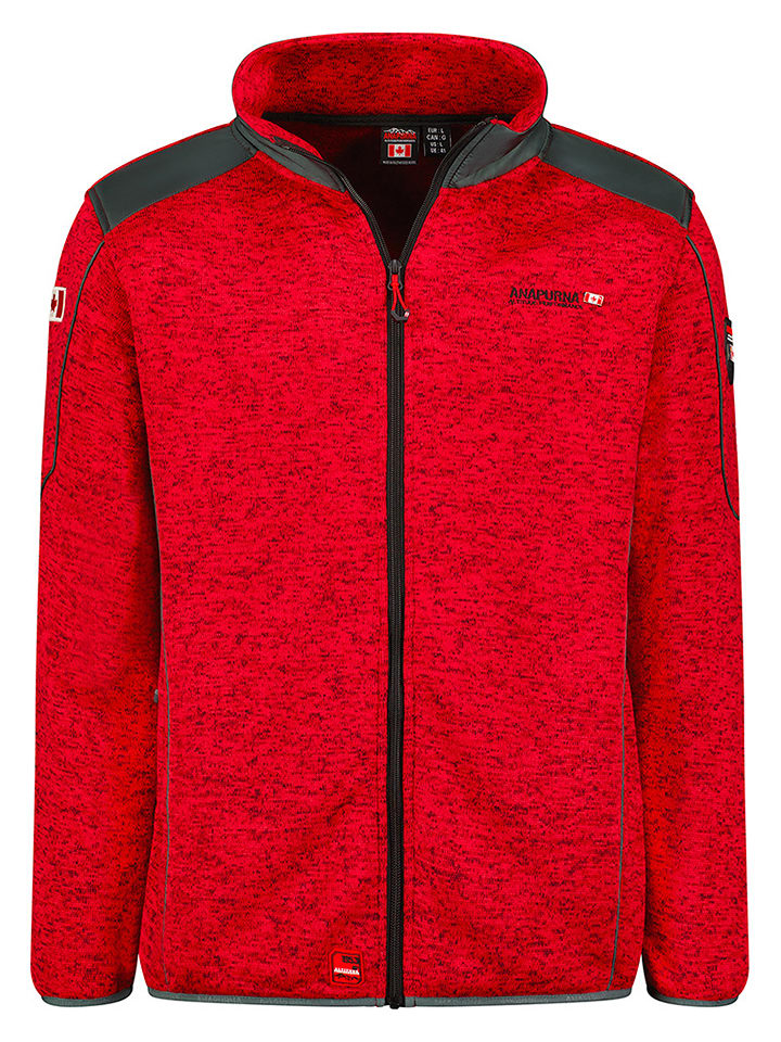 ANAPURNA Kurtka polarowa "Turbine" w kolorze czerwonym rozmiar: XXL