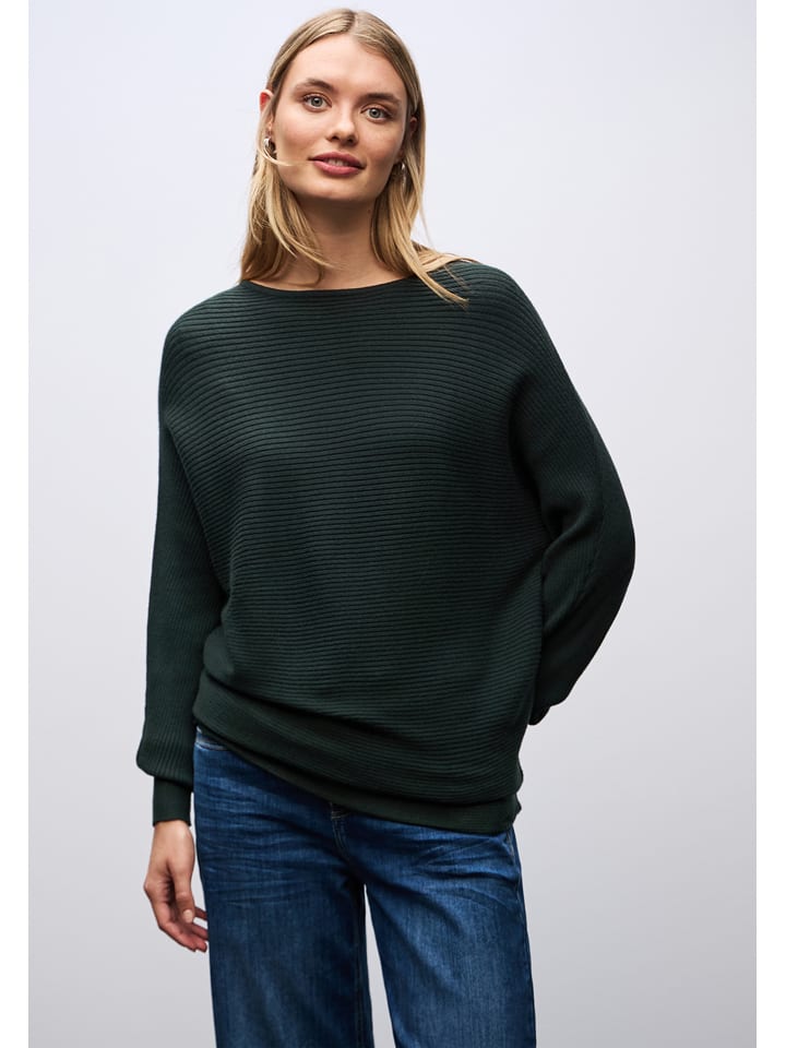 Cecil Sweter w kolorze ciemnozielonym rozmiar: 40