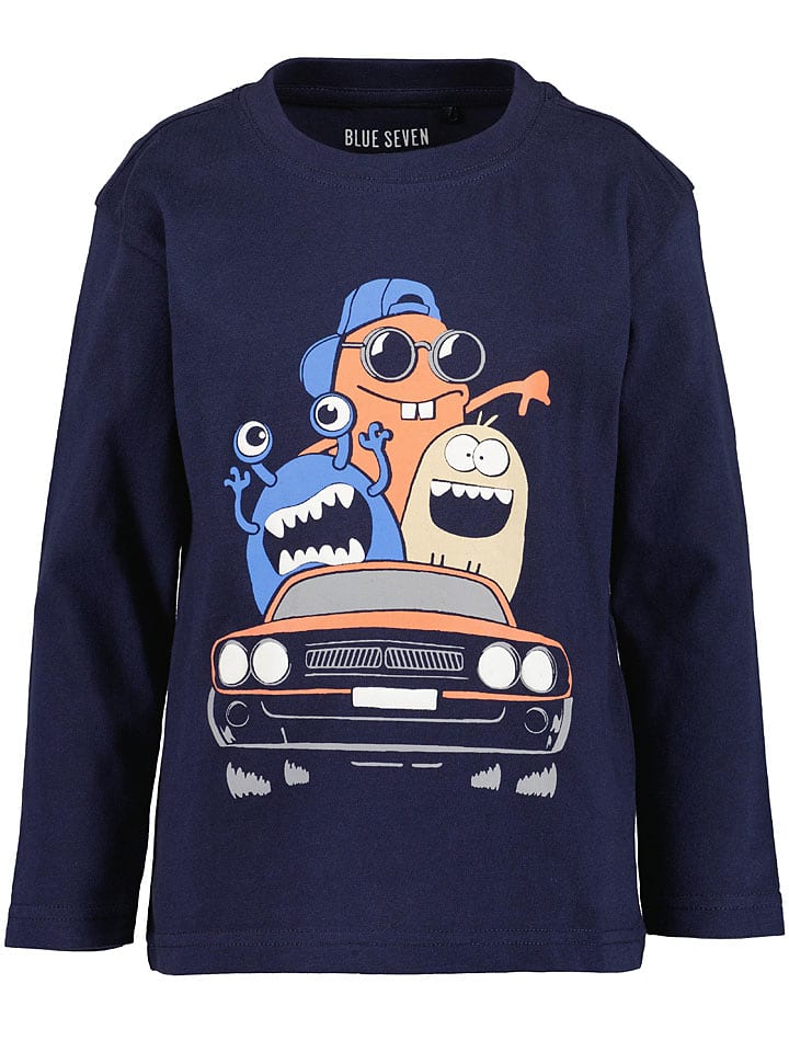 Blue Seven Koszulka w kolorze granatowym rozmiar: 116