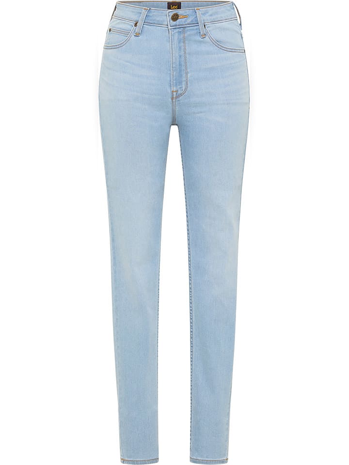 Lee Dżinsy "Scarlett" - Skinny fit - w kolorze błękitnym rozmiar: W31/L31