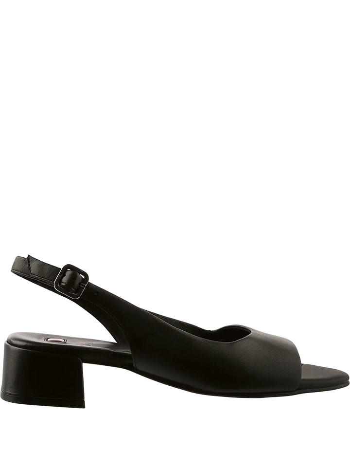 Högl Skórzane sandały "Elsa" w kolorze czarnym rozmiar: 38