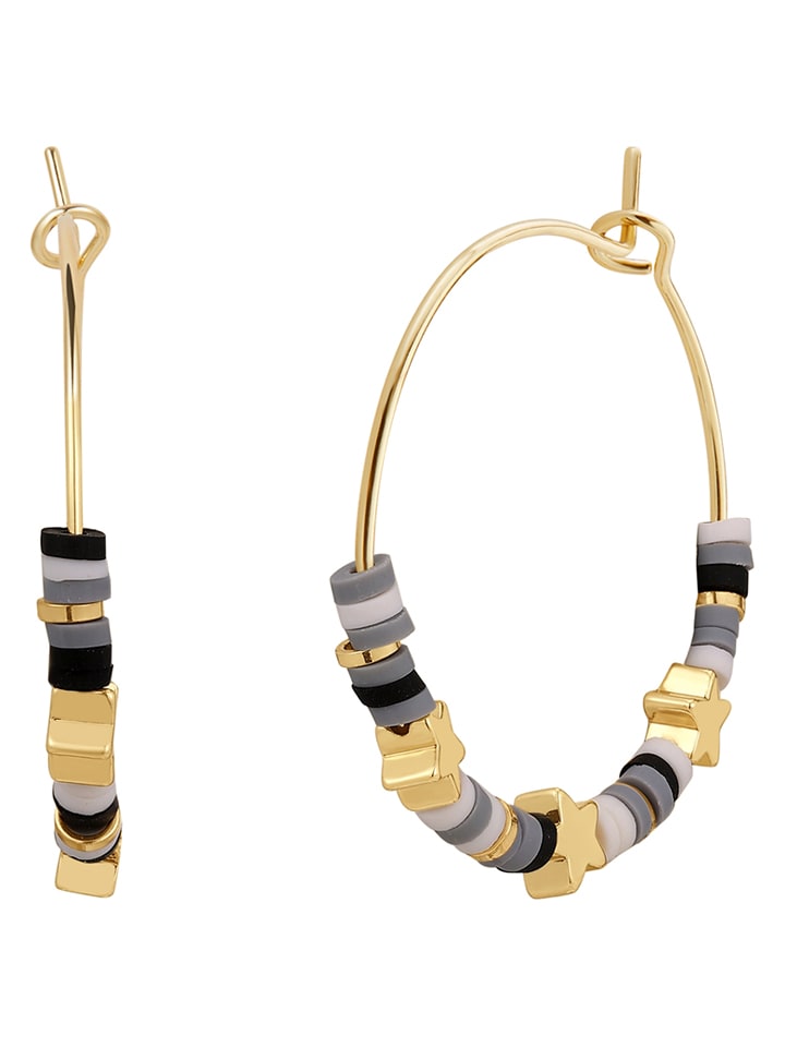 Yokoamii Pozłacane kolczyki-kreole rozmiar: onesize