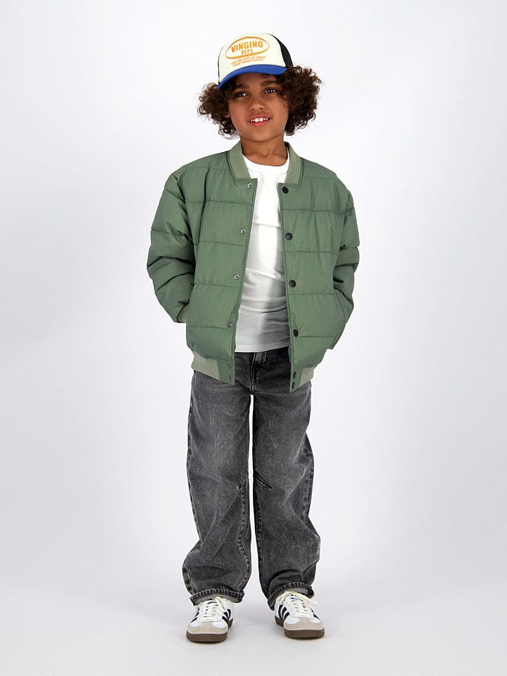 Vingino Kurtka pikowana "Tarna" w kolorze zielonym rozmiar: 110