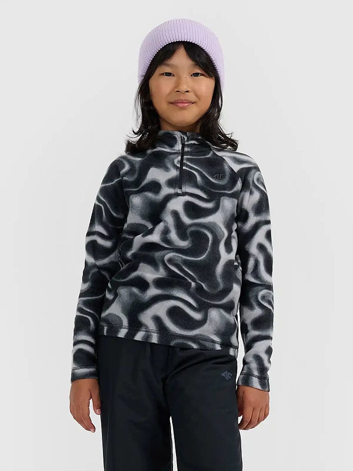 4F Bluza polarowa w kolorze czarnym rozmiar: 146/152