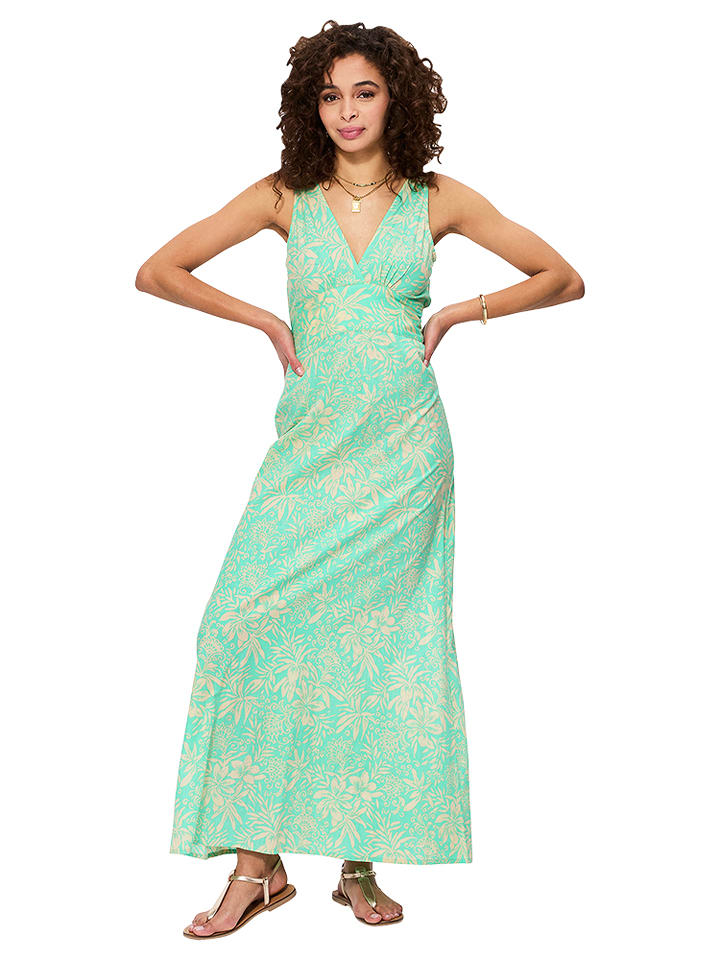 Aller Simplement Sukienka w kolorze jasnozielono-beżowym rozmiar: 34/36