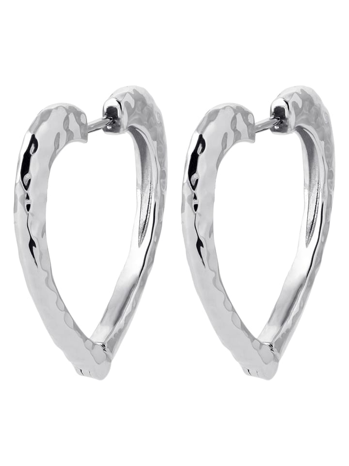 L'Atélier Précieux Srebrne kolczyki-kreole rozmiar: onesize