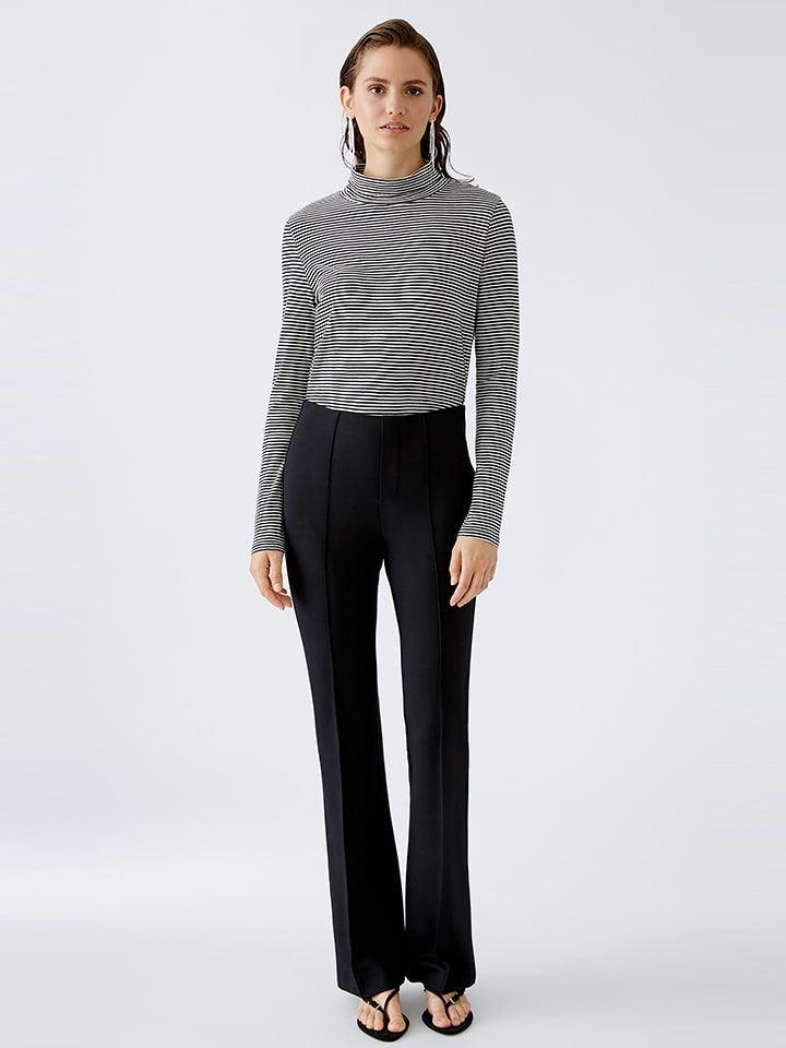 Oui Koszulka w kolorze czarno-białym rozmiar: 36