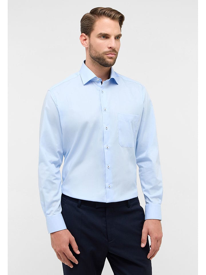 Eterna Koszula - Modern fit - w kolorze błękitnym rozmiar: 45
