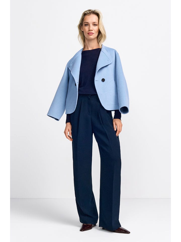 Rich & Royal Spodnie w kolorze granatowym rozmiar: 42