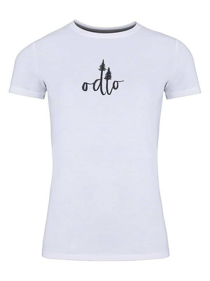 Odlo Koszulka funkcyjna "Kumano Trees" w kolorze białym rozmiar: L