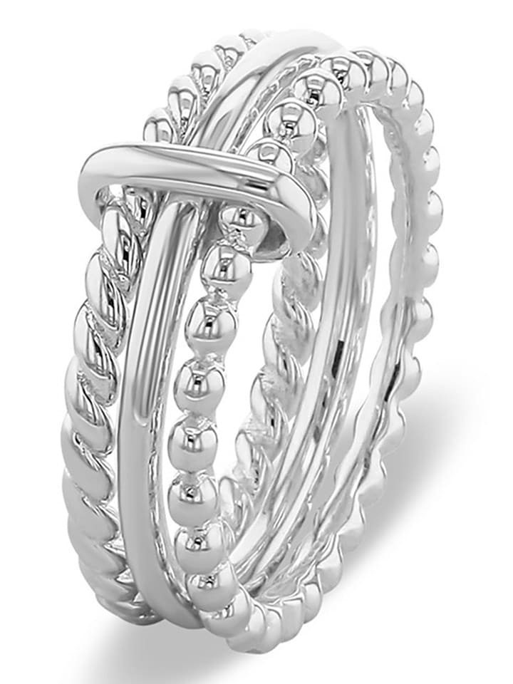 Eclat d'Argent Srebrny pierścionek rozmiar: 54