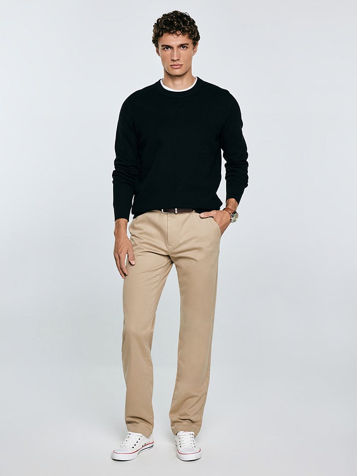 BIG STAR Sweter "Reylon" w kolorze czarnym rozmiar: M