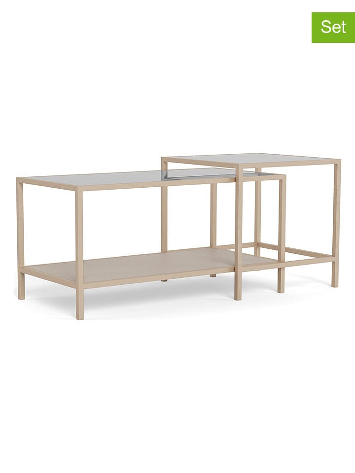 Actona Ławy (2 szt.) "Seaford" w kolorze jasnoszarym rozmiar: onesize