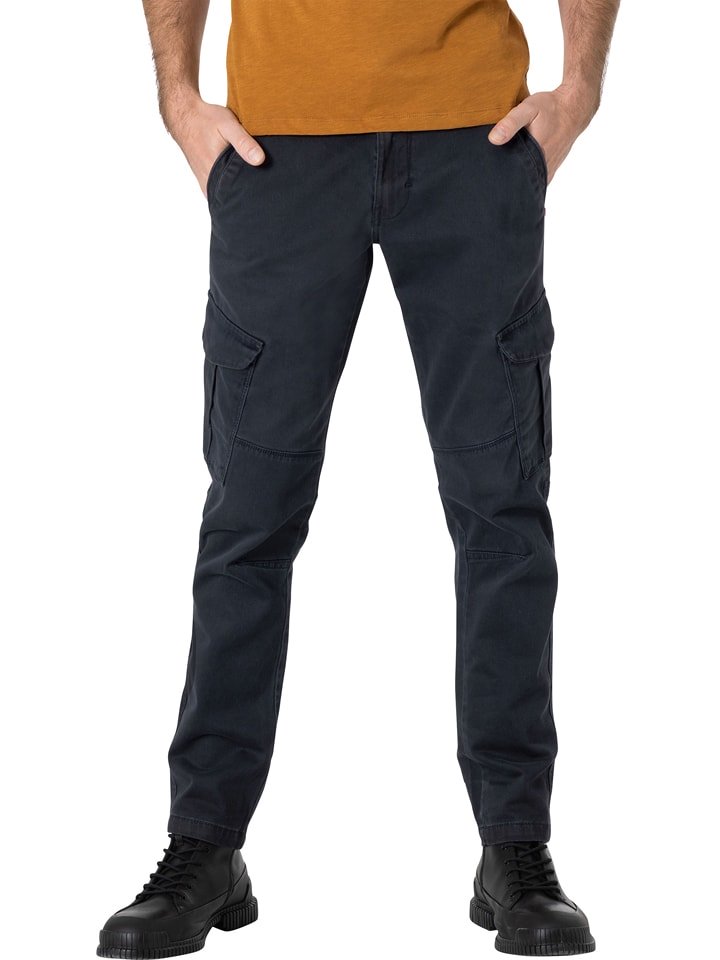 Timezone Spodnie "Niklas" - Regular fit - w kolorze antracytowym rozmiar: W38/L32