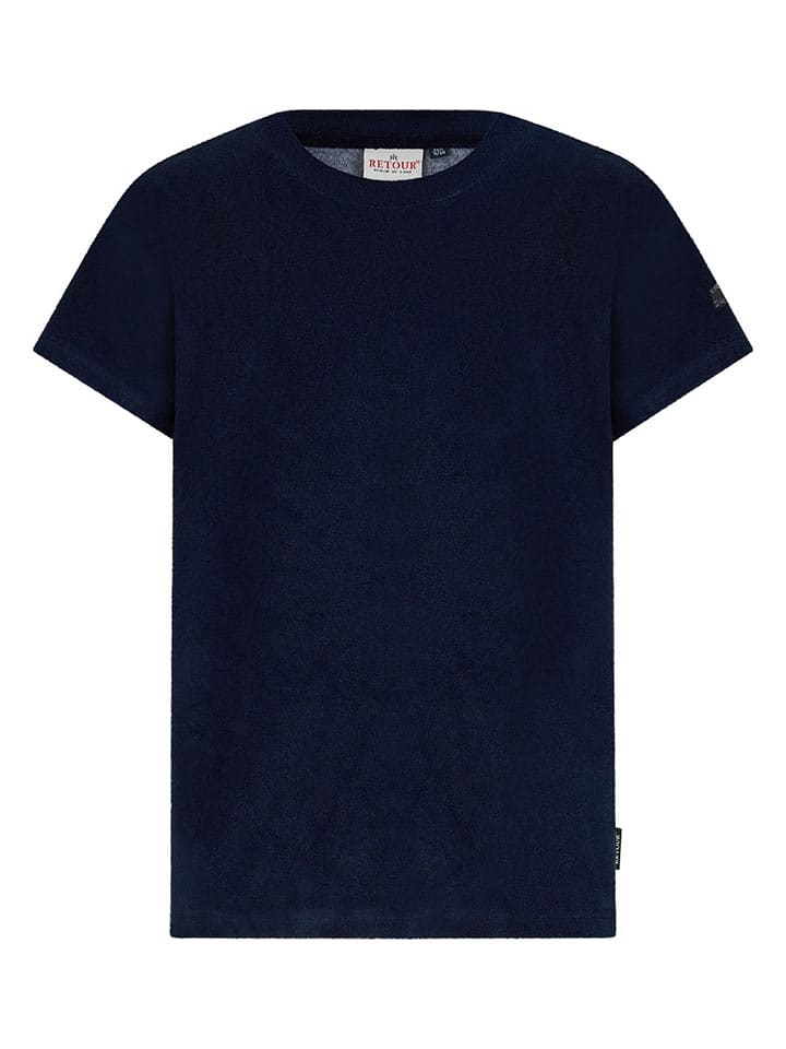 Retour Koszulka "Justo" w kolorze granatowym rozmiar: 134/140