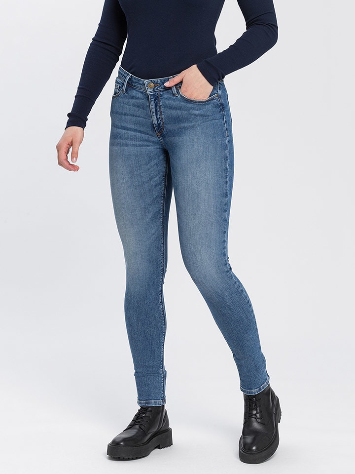 Cross Jeans Dżinsy - Skinny fit - w kolorze niebieskim rozmiar: W33/L34