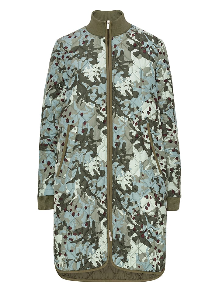 Ilse Jacobsen Płaszcz pikowany w kolorze khaki rozmiar: 38