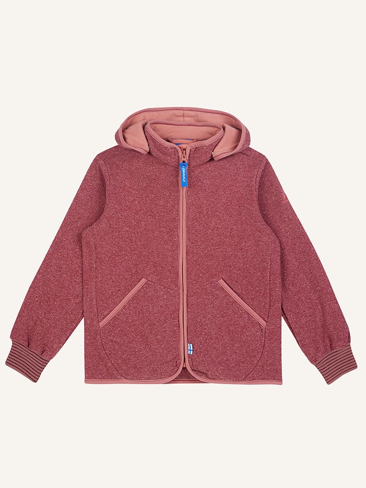 finkid Kurtka polarowa "Tonttu" w kolorze czerwonym rozmiar: 90/100