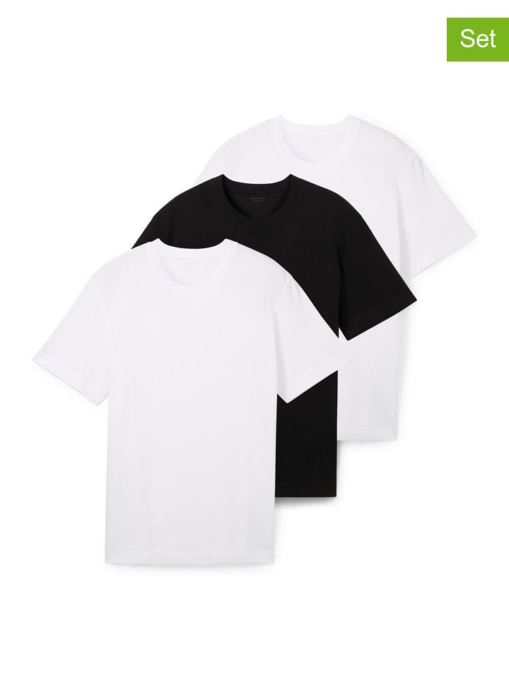 Tom Tailor Koszulki (3 szt.) w kolorze białym rozmiar: 3XL
