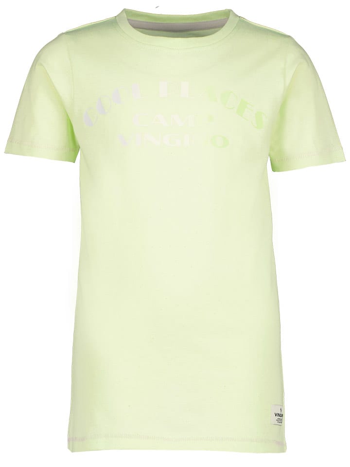 Vingino Koszulka "Joe" w kolorze limonkowym rozmiar: 176