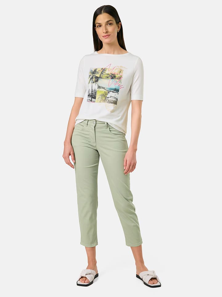 Gerry Weber Dżinsy - Regular fit - w kolorze zielonym rozmiar: 38