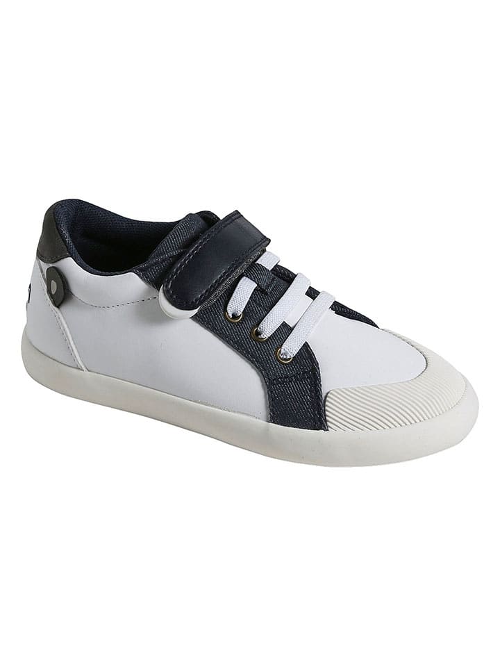 vertbaudet Sneakersy w kolorze biało-granatowym rozmiar: 29