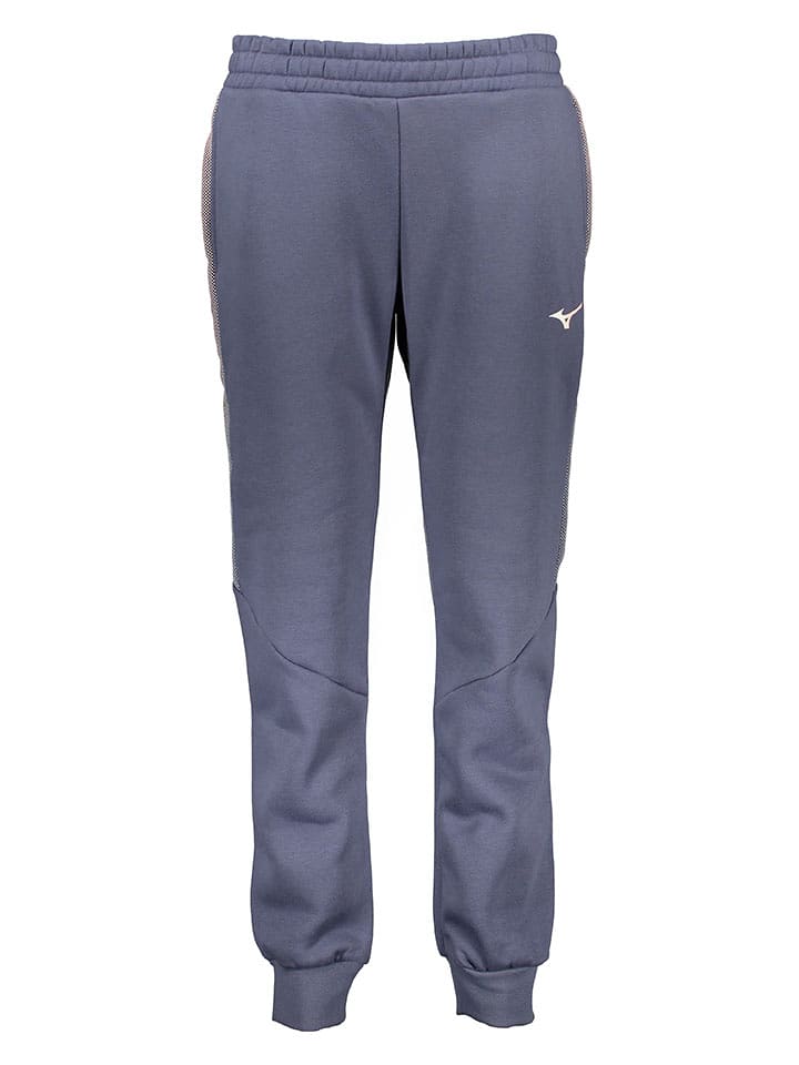 Mizuno Spodnie dresowe "Release" w kolorze szarym rozmiar: M