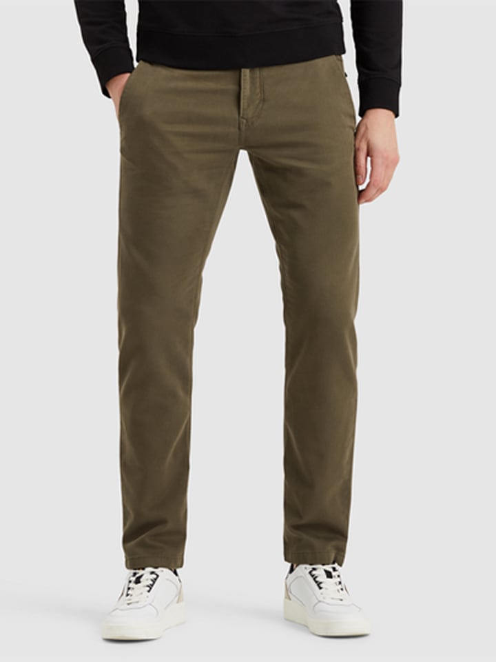 PME Legend Dżinsy - Tapered fit - w kolorze khaki rozmiar: W36/L34