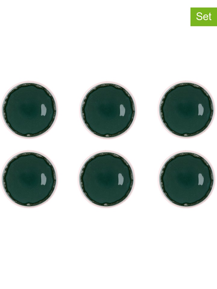 Björn Talerzyki deserowe (6 szt.) "Oxygen" w kolorze zielonym - Ø 21,5 cm rozmiar: onesize