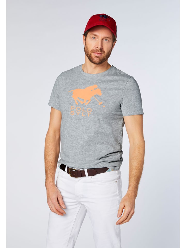 Polo Sylt Koszulka w kolorze szarym rozmiar: L