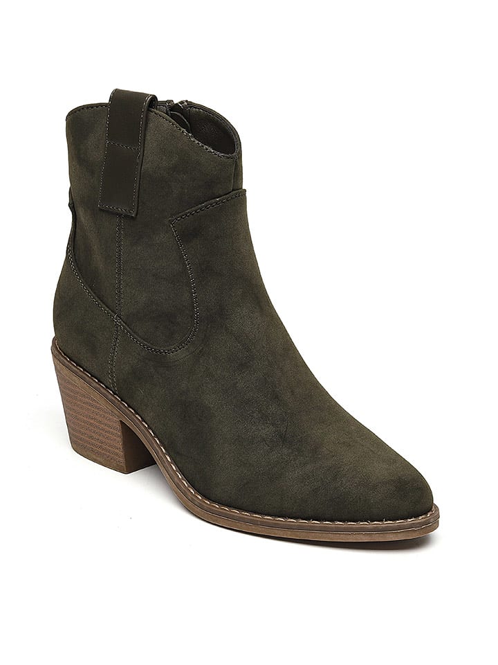 Sixth Sens Botki w kolorze zielonym rozmiar: 36