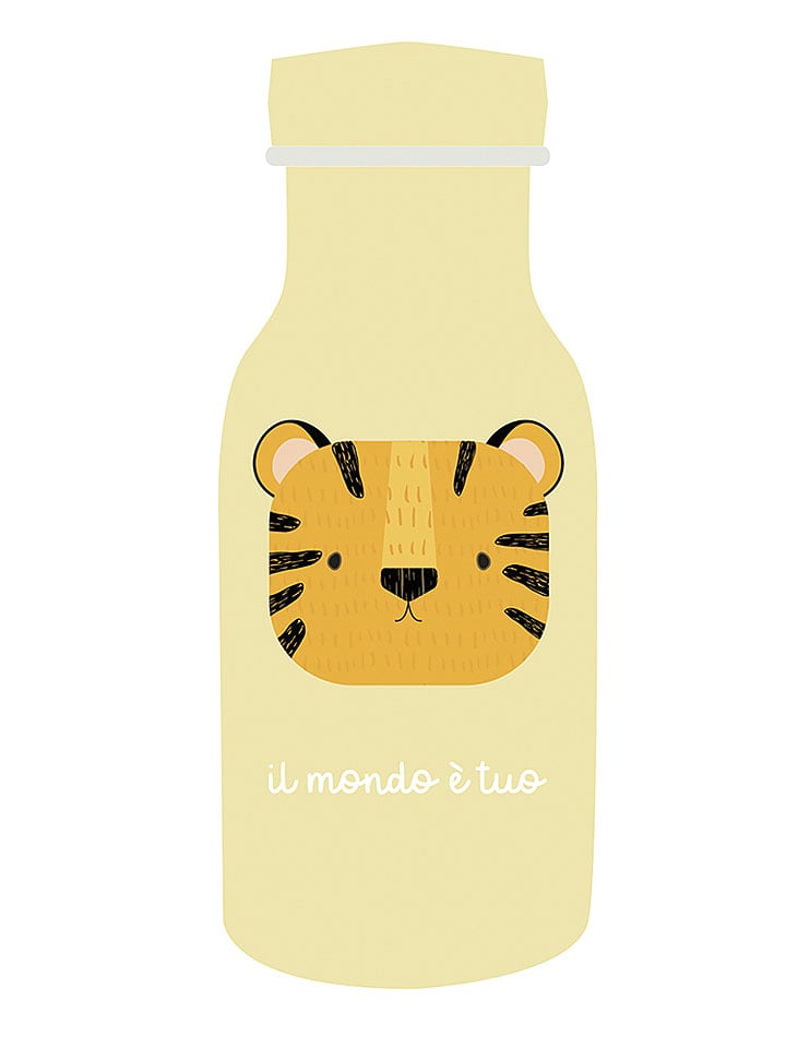 Villa d´Este Butelka termiczna "Tiger" w kolorze żółto-jasnobrązowym - 420 ml rozmiar: onesize