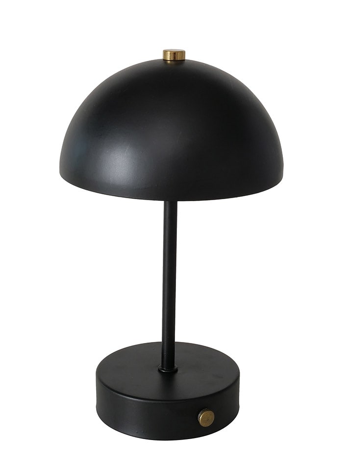 Boltze Lampa stołowa LED "Petunia" w kolorze czarnym - wys. 26 cm rozmiar: onesize