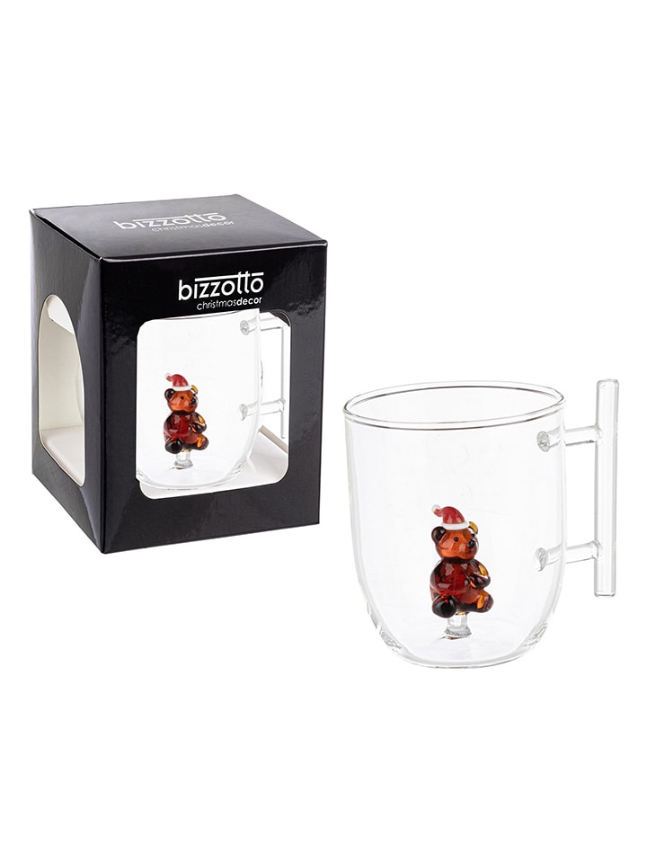 Bizzotto Kubek "Teddy" w kolorze brązowym - wys. 11,5 x Ø 8,5 rozmiar: onesize