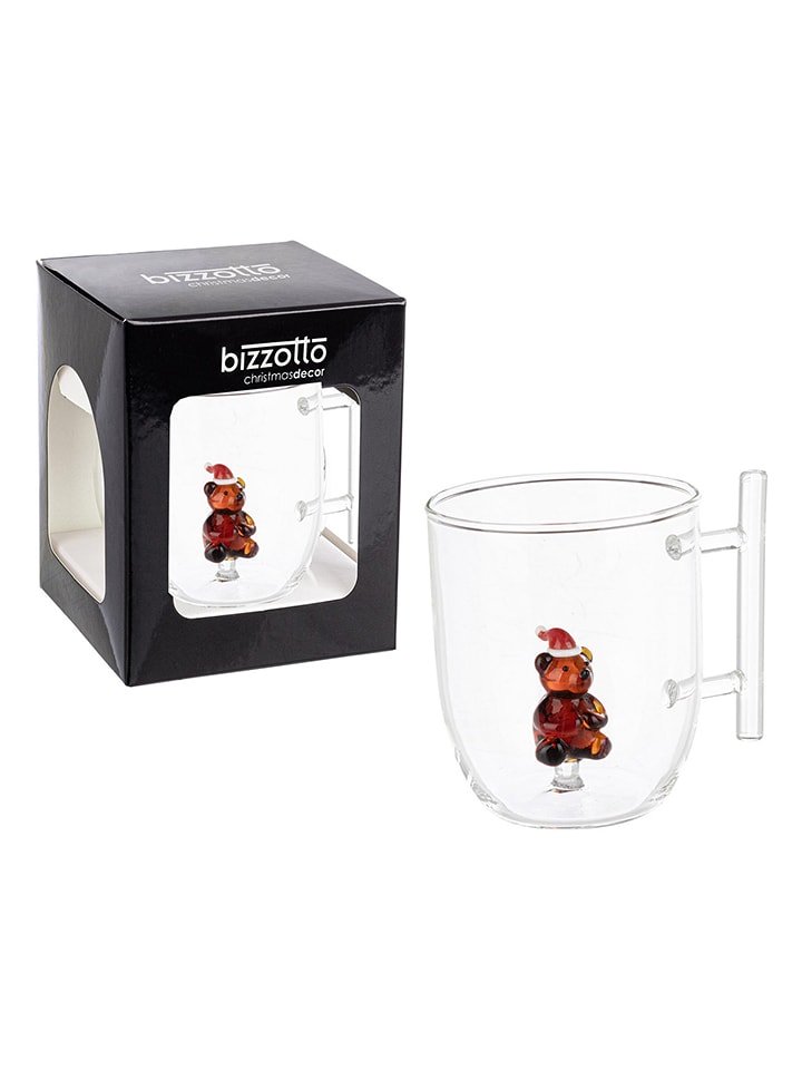 Bizzotto Kubek "Teddy" w kolorze brązowym - wys. 11,5 x Ø 8,5 rozmiar: onesize