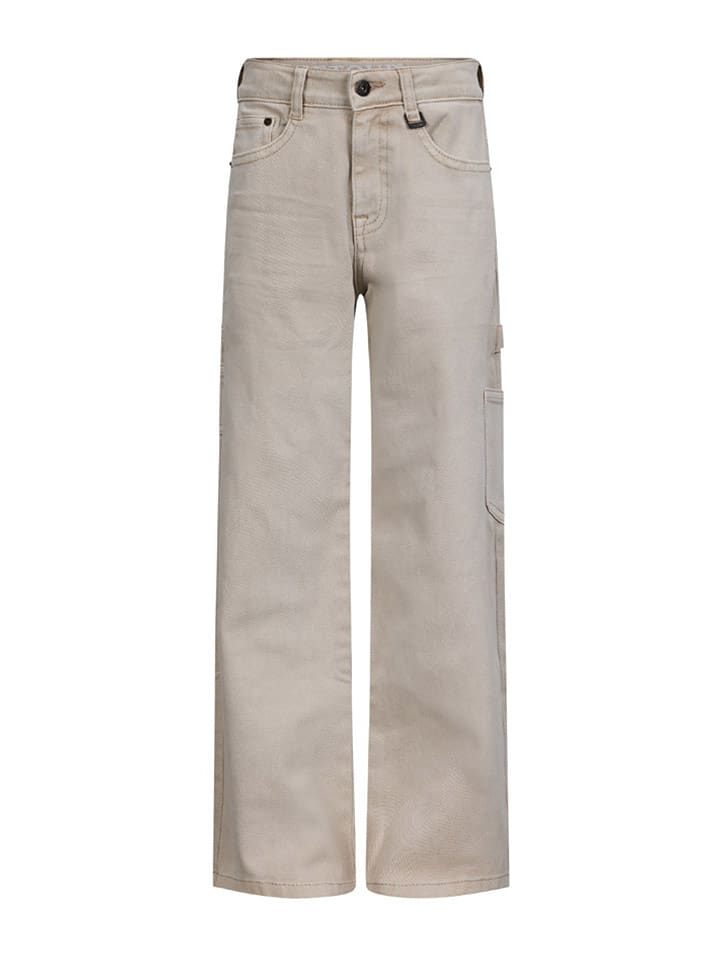 Retour Bojówki dżinsowe "Rocko" - Comfort fit - w kolorze beżowym rozmiar: 170/176