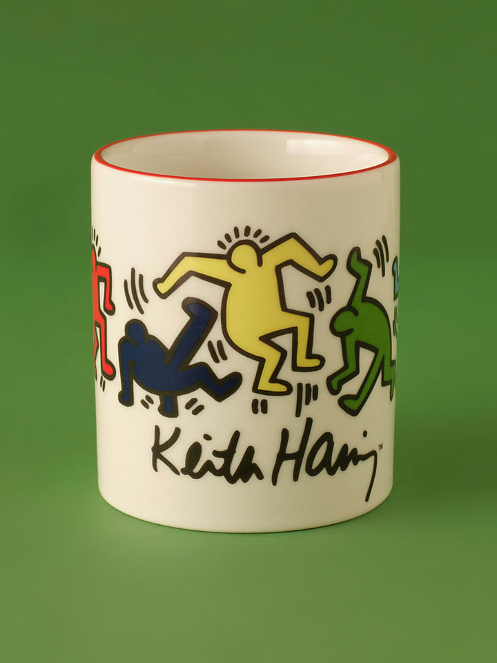 BELLA MAISON Kubek jumbo "Keith Haring" ze wzorem - 390 ml rozmiar: onesize