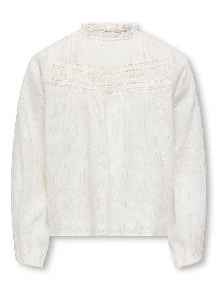 KIDS ONLY Bluzka "Rhea" w kolorze kremowym rozmiar: 158